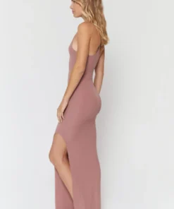 SPIRITUAL GANGSTER Travel Edit Slim Rib Maxi Dress