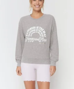 SPIRITUAL GANGSTER Happiness Savasana Sweater Graphic Shop