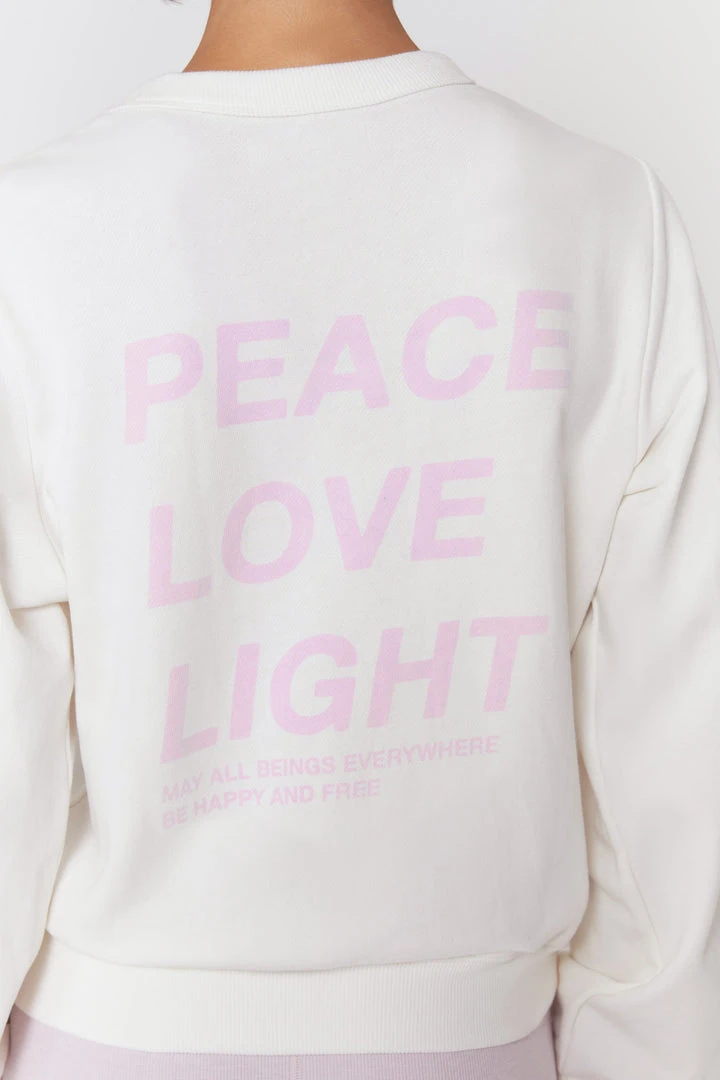 SPIRITUAL GANGSTER Peace Effortless Sweatshirt 4 SPIRITUAL GANGSTER Peace Effortless Sweatshirt