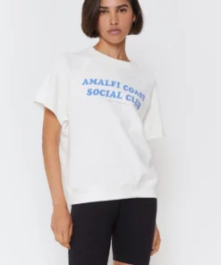 SPIRITUAL GANGSTER Graphic Shop Amalfi Coast Short Sleeve Sweatshirt