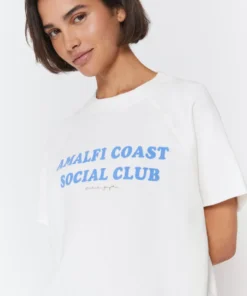 SPIRITUAL GANGSTER Graphic Shop Amalfi Coast Short Sleeve Sweatshirt