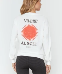 SPIRITUAL GANGSTER Vivere Al Sole Savasana Sweater