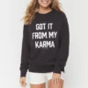 SPIRITUAL GANGSTER Karma Old School Sweatshirt