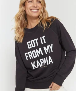 SPIRITUAL GANGSTER Karma Old School Sweatshirt