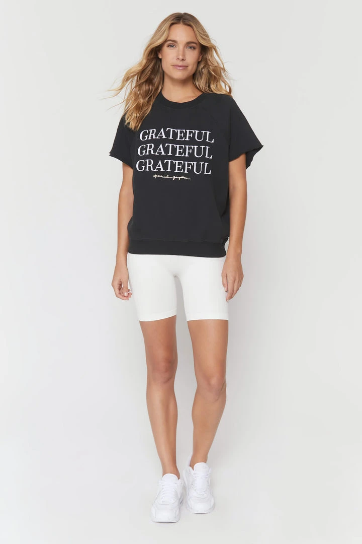 SPIRITUAL GANGSTER Graphic Shop Grateful Short Sleeve Sweatshirt 7 SPIRITUAL GANGSTER Graphic Shop Grateful Short Sleeve Sweatshirt
