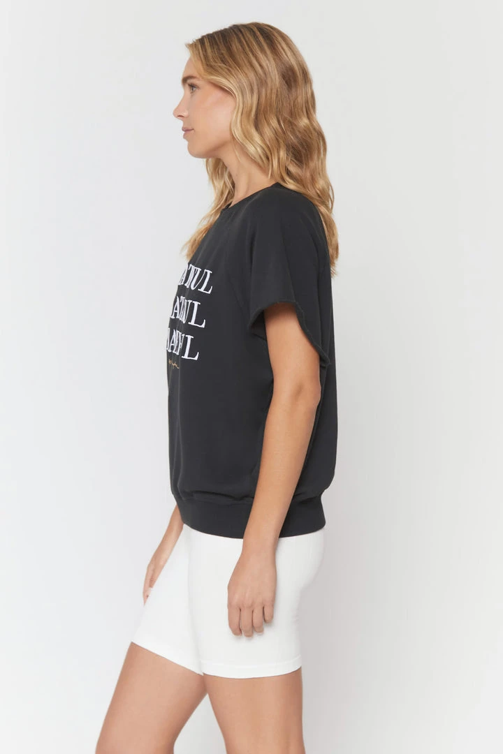 SPIRITUAL GANGSTER Graphic Shop Grateful Short Sleeve Sweatshirt 6 SPIRITUAL GANGSTER Graphic Shop Grateful Short Sleeve Sweatshirt