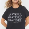 SPIRITUAL GANGSTER Graphic Shop Grateful Short Sleeve Sweatshirt