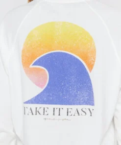 SPIRITUAL GANGSTER Take It Easy Old School Sweatshirt