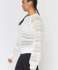 SPIRITUAL GANGSTER Amore Crochet Sweater