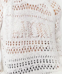 SPIRITUAL GANGSTER Amore Crochet Sweater