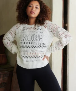 SPIRITUAL GANGSTER Amore Crochet Sweater