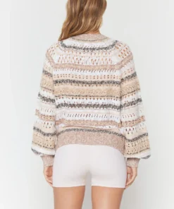 SPIRITUAL GANGSTER Tops Crochet Sweater