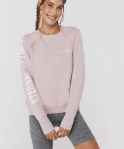 SPIRITUAL GANGSTER Eternal Optimist Bridget Raglan Sweatshirt Graphic Shop