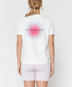 SPIRITUAL GANGSTER Good Karma Organic Cotton Perfect Tee