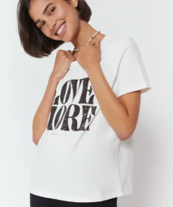 SPIRITUAL GANGSTER Love More Organic Cotton Perfect Tee