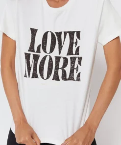 SPIRITUAL GANGSTER Love More Organic Cotton Perfect Tee