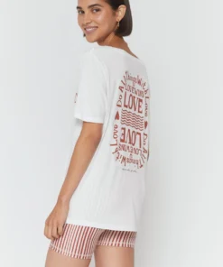 SPIRITUAL GANGSTER Love V Neck Tee Graphic Shop