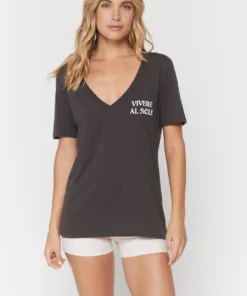 SPIRITUAL GANGSTER Vivere V Neck Tee