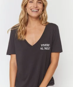 SPIRITUAL GANGSTER Vivere V Neck Tee