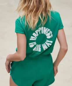 SPIRITUAL GANGSTER Happiness Organic Cotton Perfect Tee