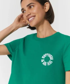 SPIRITUAL GANGSTER Happiness Organic Cotton Perfect Tee