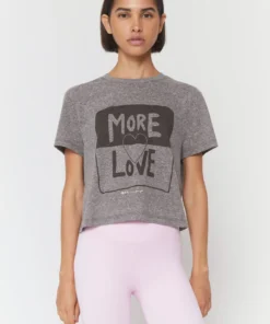 SPIRITUAL GANGSTER More Love Crop Tee Graphic Shop