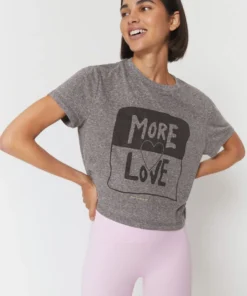 SPIRITUAL GANGSTER More Love Crop Tee Graphic Shop