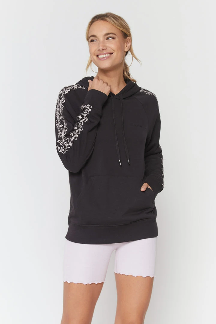 SPIRITUAL GANGSTER Embroidered Pullover Hoodie Tops 3 SPIRITUAL GANGSTER Embroidered Pullover Hoodie Tops