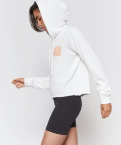 SPIRITUAL GANGSTER Feel Good Crop Hoodie Graphic Shop