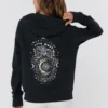 SPIRITUAL GANGSTER Hamsa Raglan Zip Hoodie Travel Edit