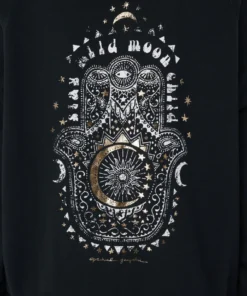 SPIRITUAL GANGSTER Hamsa Raglan Zip Hoodie Travel Edit