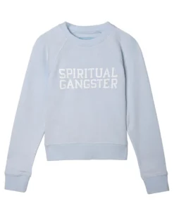 SPIRITUAL GANGSTER Girls Varsity Bridget Raglan Sweatshirt