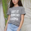 SPIRITUAL GANGSTER Girls Karma Classic Tee