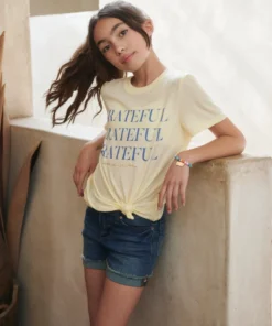 SPIRITUAL GANGSTER Girls Grateful Classic Tee