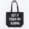 SPIRITUAL GANGSTER Travel Edit Karma Canvas Tote