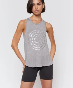SPIRITUAL GANGSTER Love Studio Twist Back Tank Graphic Shop