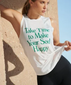 SPIRITUAL GANGSTER Happy Active Muscle Tank