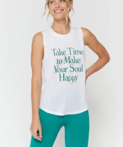 SPIRITUAL GANGSTER Happy Active Muscle Tank