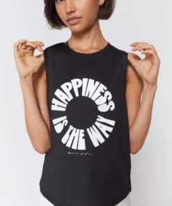 SPIRITUAL GANGSTER Happiness Active Muscle Tank Graphic Shop