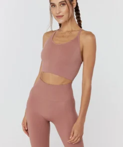 SPIRITUAL GANGSTER Icon Seamless T-Back Sports Bra