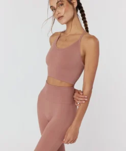 SPIRITUAL GANGSTER Icon Seamless T-Back Sports Bra