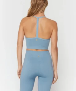 SPIRITUAL GANGSTER Summer 2022 Catalog Icon Seamless T-Back Sports Bra