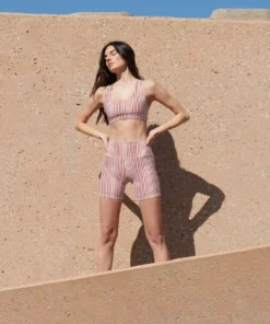 SPIRITUAL GANGSTER Intent Sport Knit Jersey High Waist Biker Short