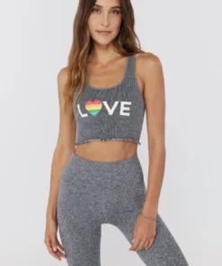 SPIRITUAL GANGSTER Love Amor Seamless Crop Tank 11 SPIRITUAL GANGSTER Love Amor Seamless Crop Tank
