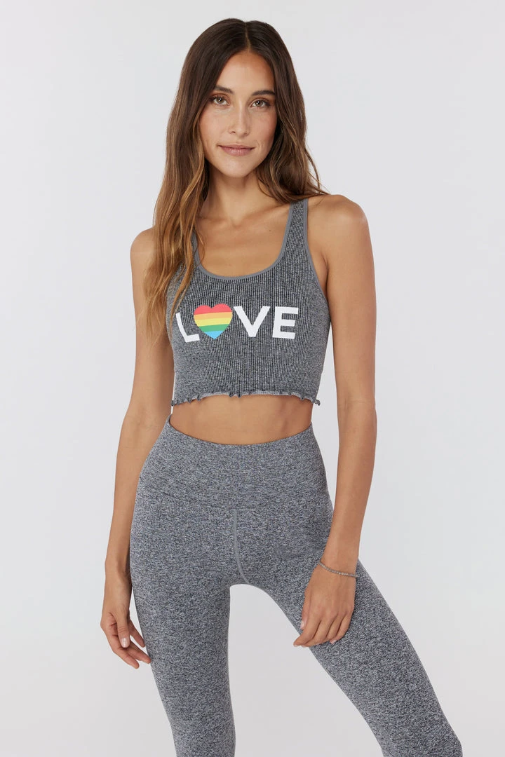 SPIRITUAL GANGSTER Love Amor Seamless Crop Tank 5 SPIRITUAL GANGSTER Love Amor Seamless Crop Tank