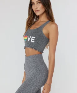 SPIRITUAL GANGSTER Love Amor Seamless Crop Tank 12 SPIRITUAL GANGSTER Love Amor Seamless Crop Tank