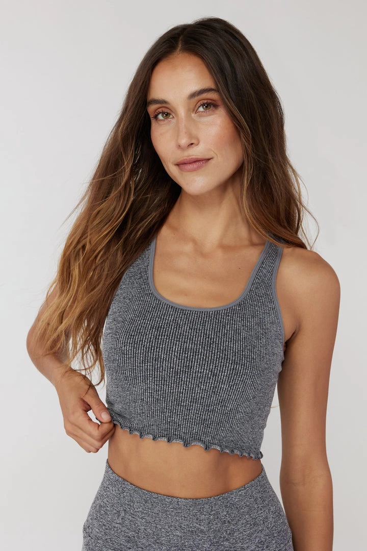 SPIRITUAL GANGSTER New Arrivals Amor Seamless Crop Tank 6 SPIRITUAL GANGSTER New Arrivals Amor Seamless Crop Tank