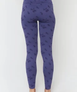 SPIRITUAL GANGSTER Jacquard Love Sculpt Seamless Legging Bottoms