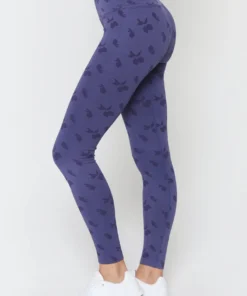 SPIRITUAL GANGSTER Jacquard Love Sculpt Seamless Legging Bottoms