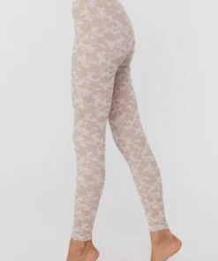 SPIRITUAL GANGSTER Jacquard Love Sculpt Seamless Legging